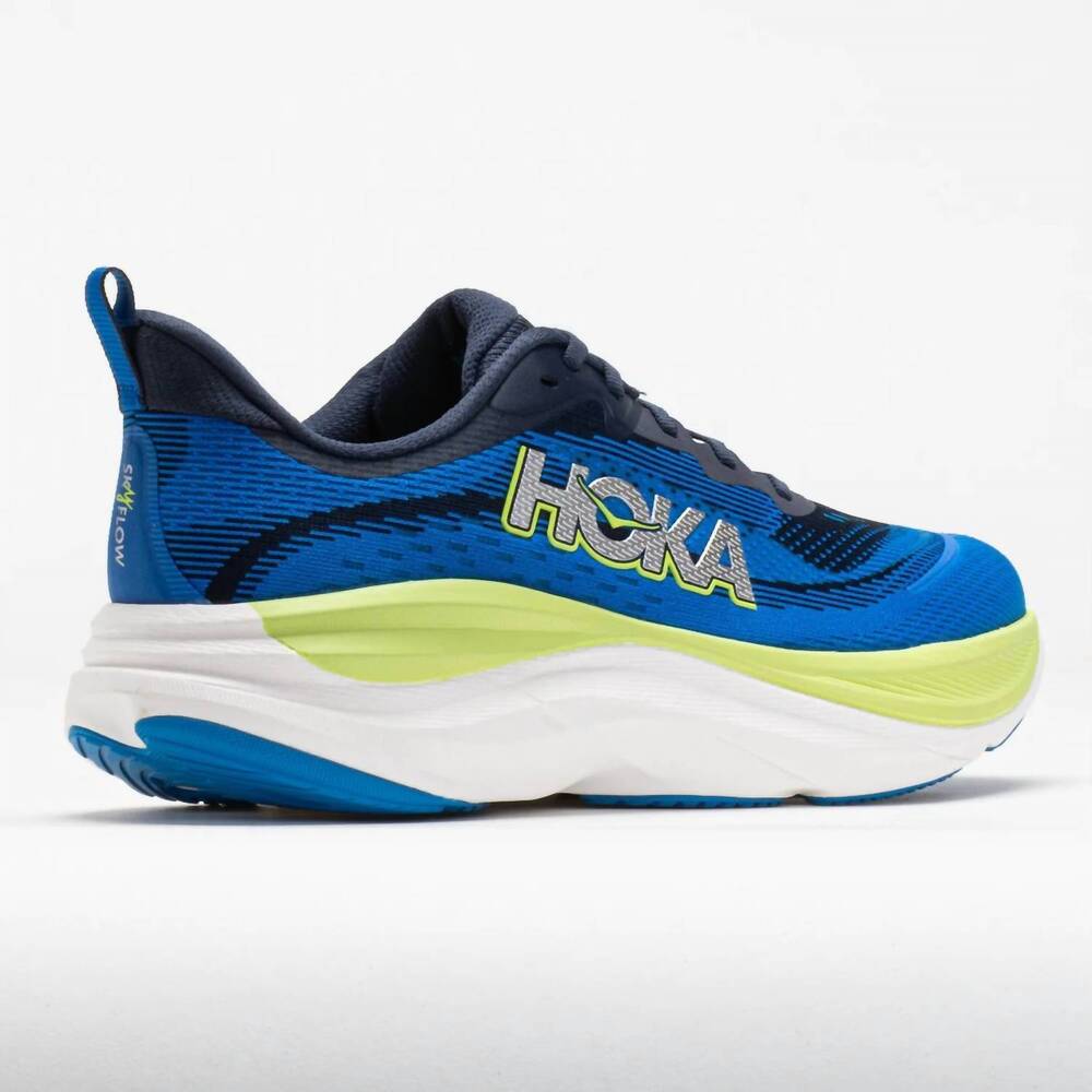 NEW HOKA men's skyflow shoes in varsity navy/electric cobalt - Picture 8 of 8